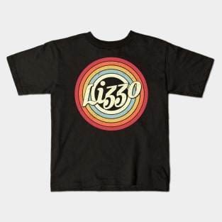 Lizzo Proud Name Retro Rainbow Tribute Kids T-Shirt